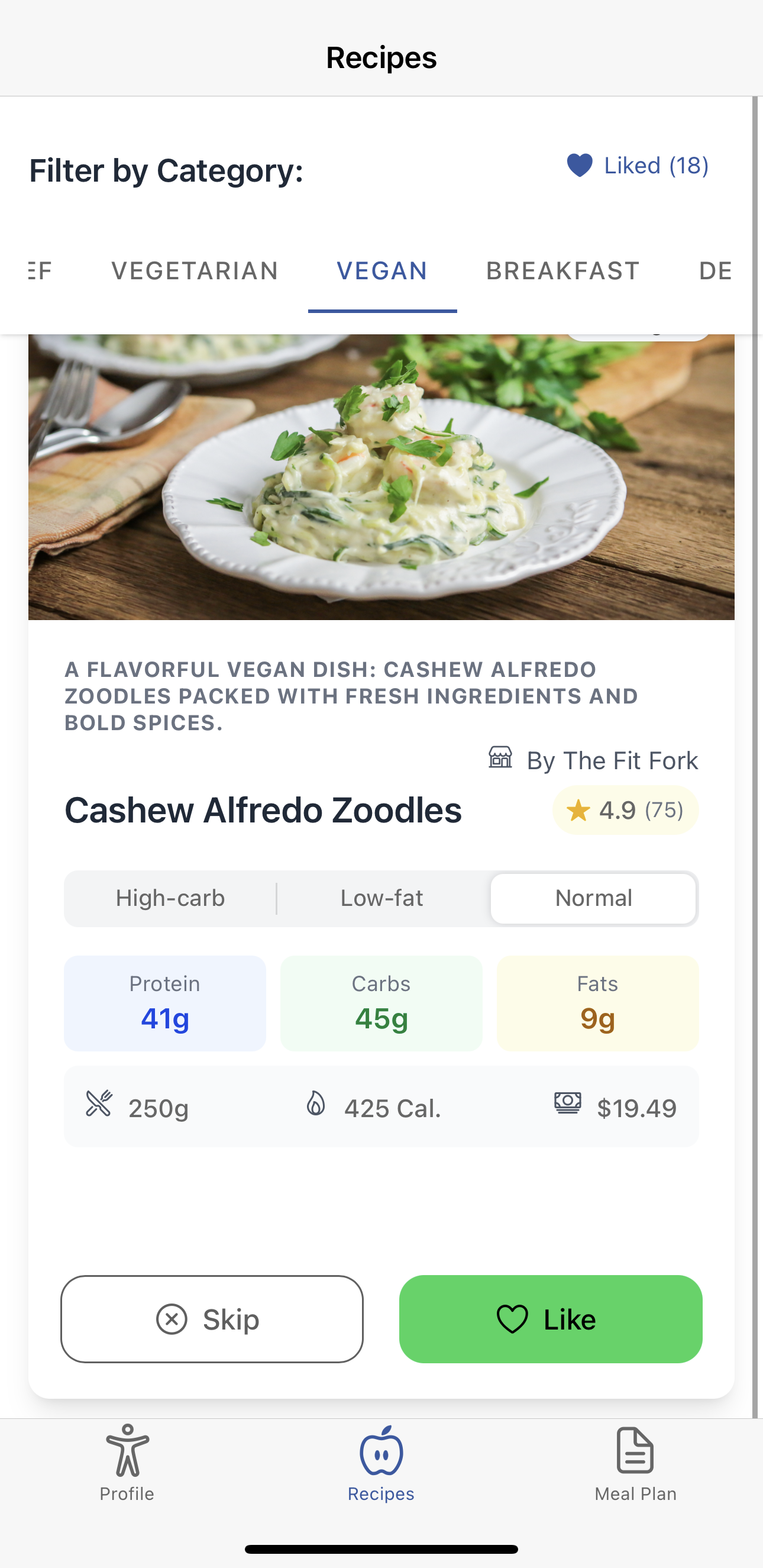 Browse Restaurant Options